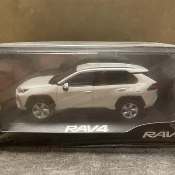 도요타 컬러 샘플 RAV4 미니카 화이트 펄