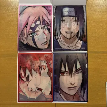 NARUTO mini 클리어 파일 컬렉션 가챠 세트