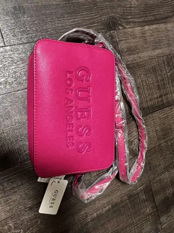 GUESS 핑크 숄더백
