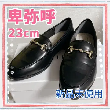 히미코 23cm 여성용 로퍼 블랙 미사용 새상품