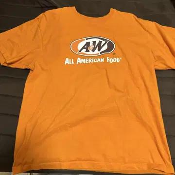 A&W 오렌지 티셔츠 XL