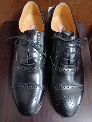 미사용 VAN 뱀 세미 브로그 블랙 27cm