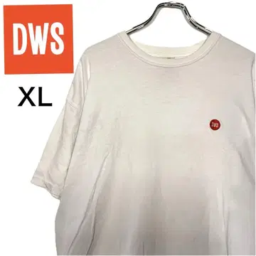 [레어] DWS 원포인트 로고 t셔츠 초기 굿즈 화이트
