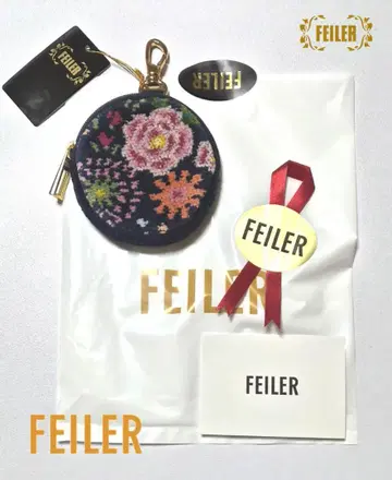 FEILER 이하나쿠카 서클 파우치 네이비