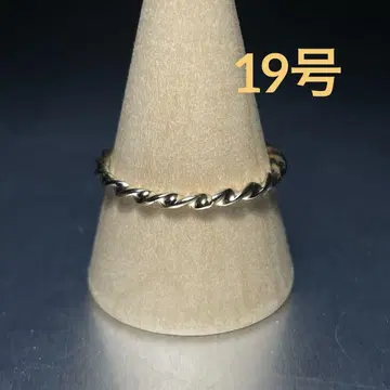 빈티지 패션 반지 골드 19호 트위스트 반지 꼬임 반지