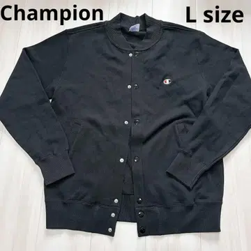 Champion 스냅 가디건 L 사이즈 블랙