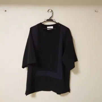 더블 크로스 절개 풀오버 / 3 / 폴리에스테르 / BLK