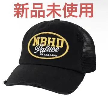 PALACE NEIGHBORHOOD 메쉬 캡 블랙 데님