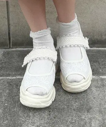 피 완판 레이스 샌들 M 24cm
