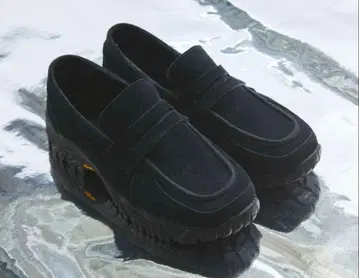 VIBRAM x OPENING ACT 리얼 가죽 스웨이드 로퍼 스니커즈