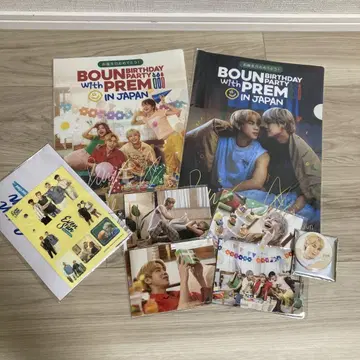 BounPrem 클리어 파일 브로마이드 캔뱃지 +덤