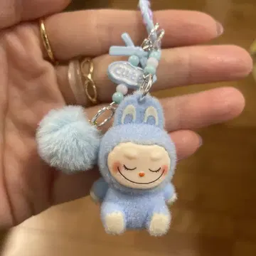 라부부 Labubu 키링 라이트 블루 대인기