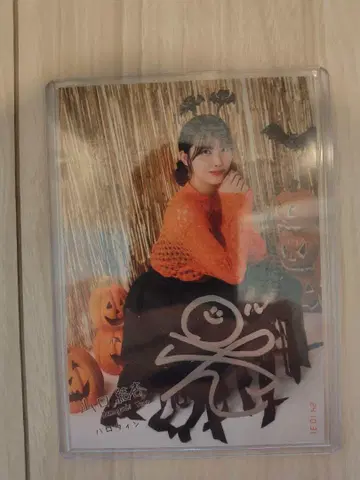 야마구치 유아 내가 보고 싶었던 푸른 하늘 친필 사인 브로마이드 나청