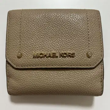 MICHAEL KORS 베이지 3단 지갑