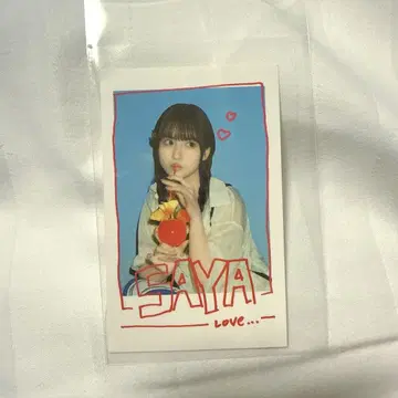 카네가와 사야 노기자카 cafe 폴라로이드 스티커