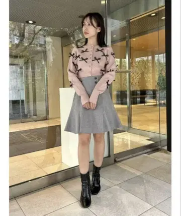 snidel 하이웨스트 스커트 숏 팬츠