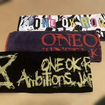 ONE OK ROCK 타월 3매 세트