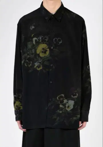 LAD MUSICIAN 24SS PANSY BIG SHIRT (46)