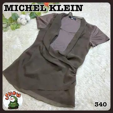 MICHEL KLEIN 프렌치 슬리브 38 T셔츠 2층