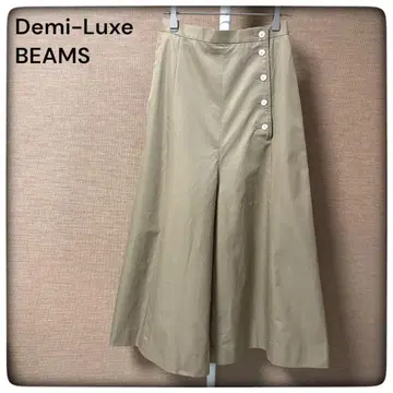 Demi-Luxe BEAMS 데밀룩스 빔즈 와이드 팬츠 베이지