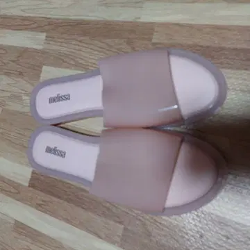melissa 핑크 슬라이드 샌들 size 37