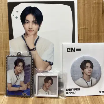 ENHYPEN 정원 SEGA 키체인 마그넷 카드 캔뱃지