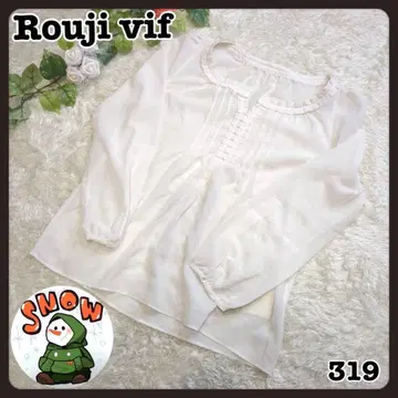 Rouge vif 루비프 블라우스 티셔츠 화이트 크림