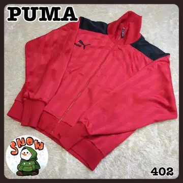 PUMA 푸마 트랙 자켓 저지 빨간색 블랙 레드 블랙