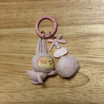 라부부 요가 키링 핑크