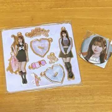 NiziU 리쿠 아크릴 스탠드 아크릴 스탠드 캔뱃지 캔뱃지