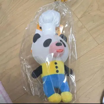 팬더 오사지 후라이팬더 릴 포함 봉제인형 키링