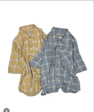 REMI RELIEF 레이온 트윌 옴브레 반팔 셔츠 25ss