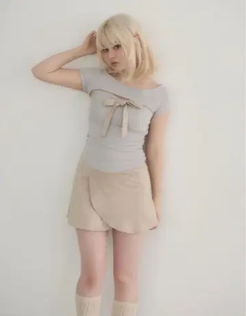 ANDMARY 앤드마리 Kite ribbon set dress
