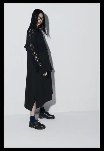 Y's 2022 Resort collection black knit