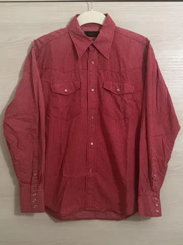 Simple 빨간색 도트 무늬 긴팔 셔츠 L 사이즈