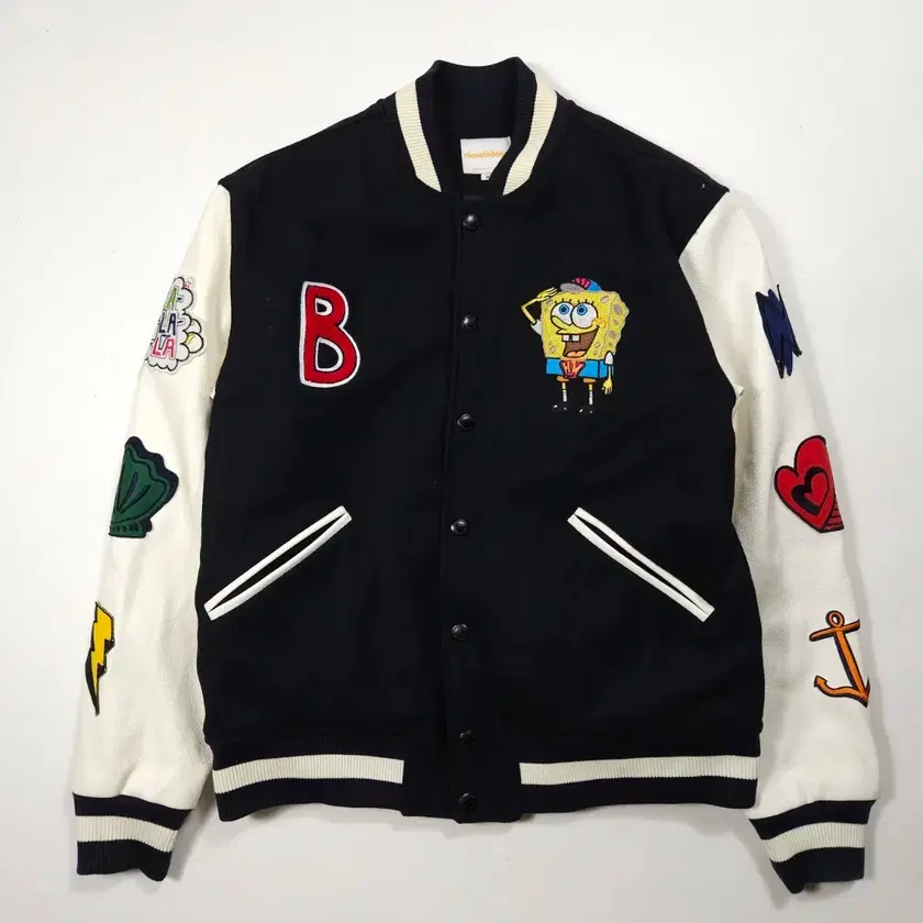 入手困難】✨XLARGE×SpongeBob VARSITY JACKET M 入手困難