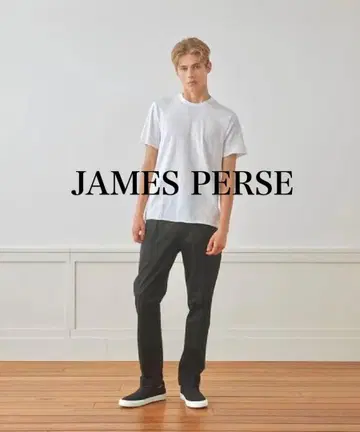 JAMES PERSE 제임스 퍼스 코튼 스트레치 팬츠 블랙