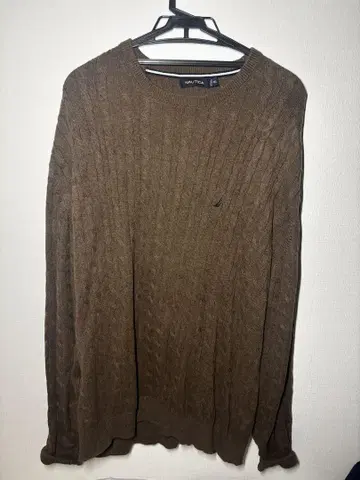 NAUTICA 니트 스웨터 XXL 브라운