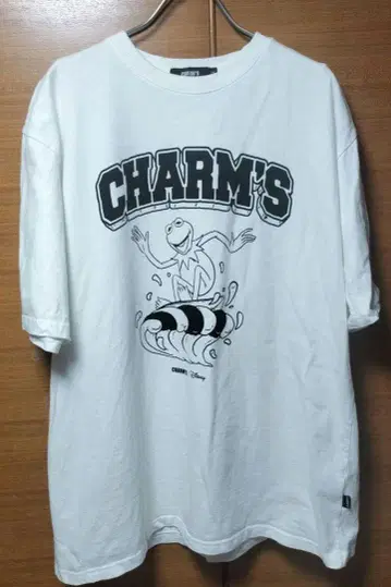 초레어 [ charm's kermit ] 커밋 T셔츠 서핑