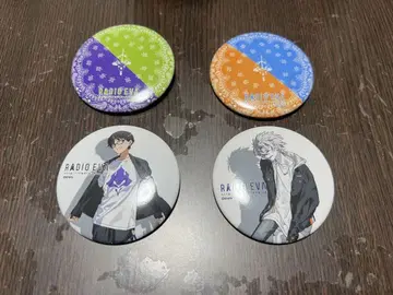 RADIO EVA 캔뱃지 4개 세트