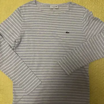 LACOSTE 슬림 핏 스트라이프 티셔츠 FR4 USM