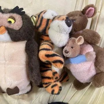 곰돌이 푸 봉제 인형 세트 선앤스타 빈티지 레어