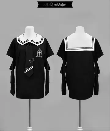 [ DimMoire ] Gothic 세일러 셔츠