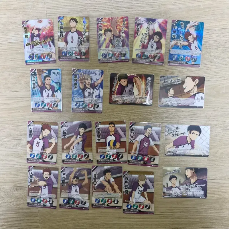 하이큐 바보카 시라토리자와 일괄 이타다키 레어 포함 19장
