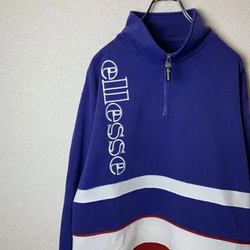 ellesse 집업 트레이닝복 퍼플 M 상당 구제 의류