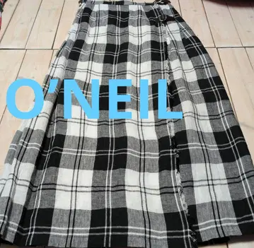 O'NEIL 랩 스커트 린넨 100%