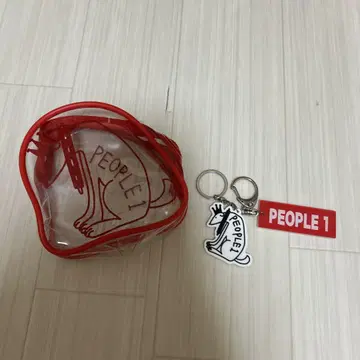 PEOPLE1 파우치+키링 세트