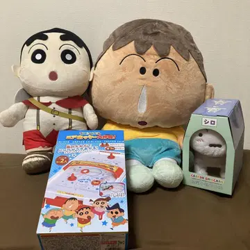 짱구는 못말려 에어하키 대작전 맹구 BIG 봉제인형 등 세트