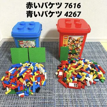 [ LEGO 기본 세트 ] 빨간색 버킷 7616 & 파란색 버킷 4267
