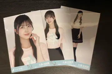 노기자카46 쿠보 시오리 브로마이드 라이브T 카가와ver. 3종 컴프
